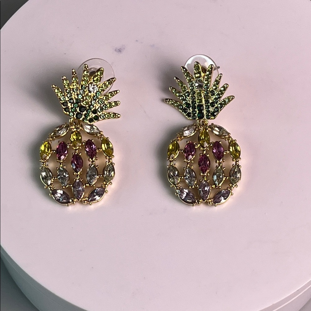 Pineapple Shaped Multicolor Earrings - image 5
